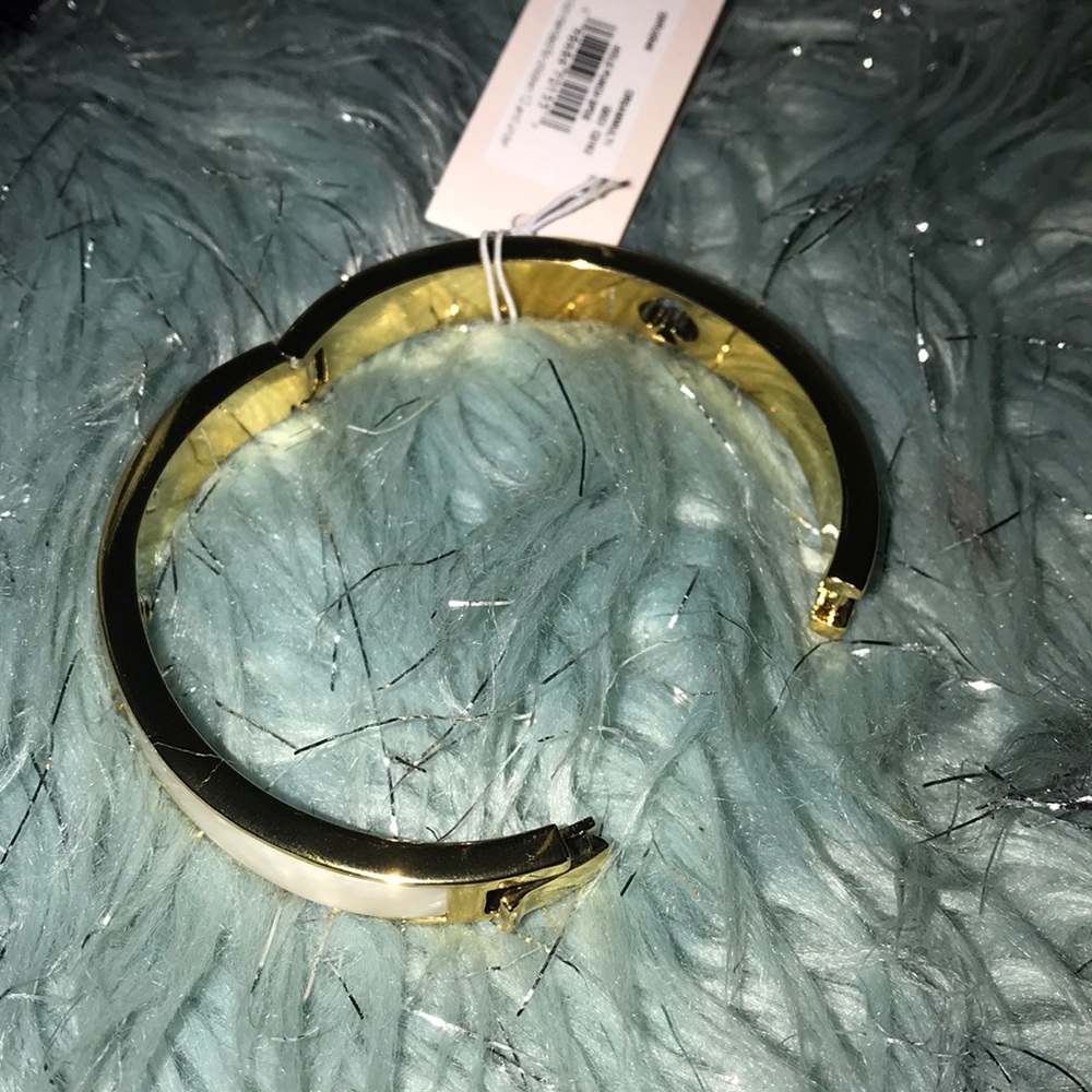 AUTHENTIC KATE SPADE WHITE MARBLE BANGLES